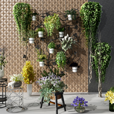 植物墙3d免费模型下载