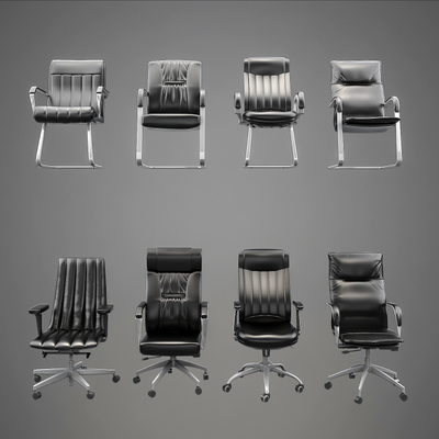 办公沙发椅子3d模型