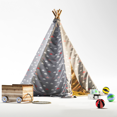 儿童帐篷玩具3d模型