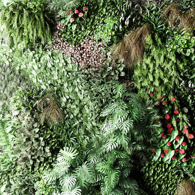 绿植墙植物墙3d模型