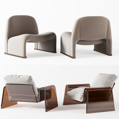 休闲沙发椅子3d模型