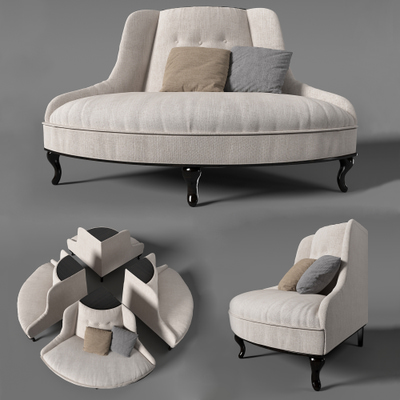 异形沙发3d模型下载