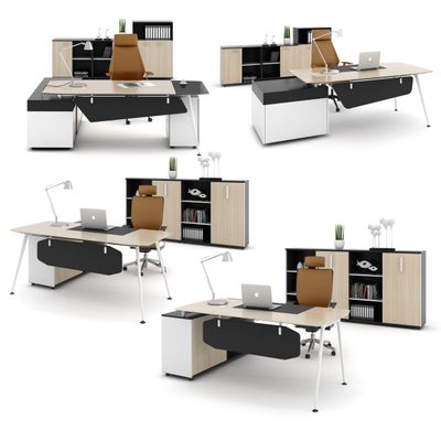 办公桌文件柜3d模型