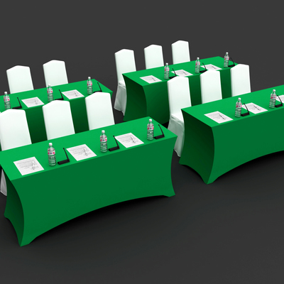 会议桌长条桌3d模型