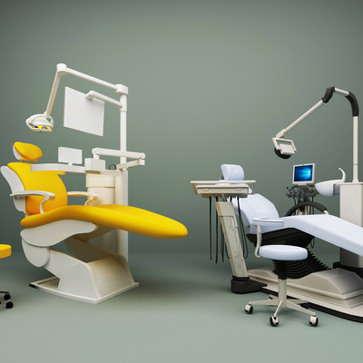 牙科综合治疗机3d模型