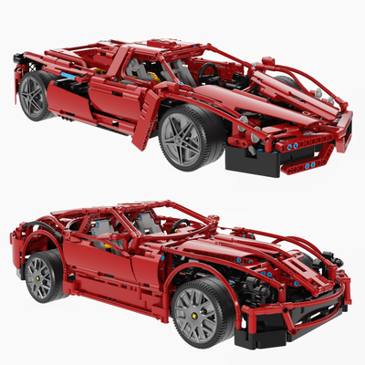 乐高法拉利跑车玩具3d模型下载
