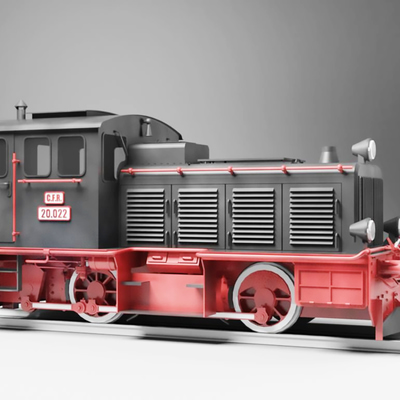 火车3d模型
