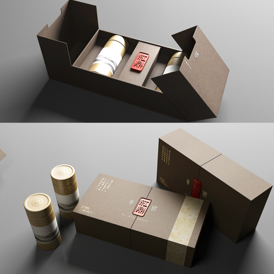 茶叶礼盒装3d模型