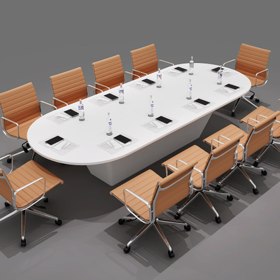 会议桌椅3d模型