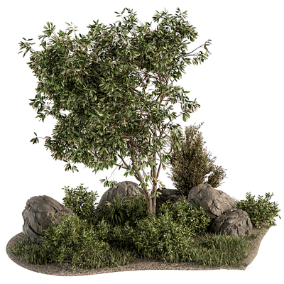 灌木丛树木3d模型