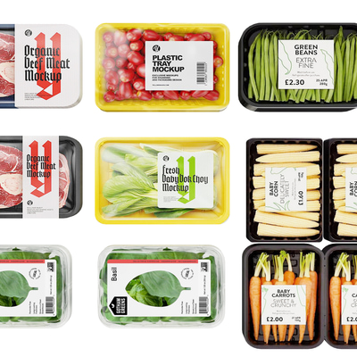 蔬菜食品包装3d模型