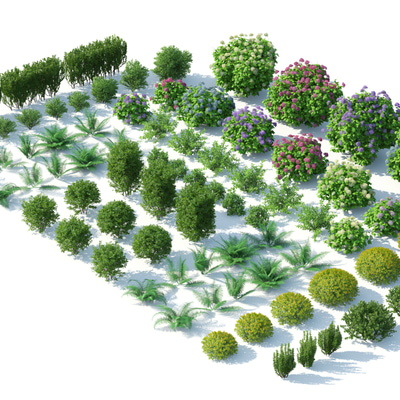 绿植灌木草丛3d模型