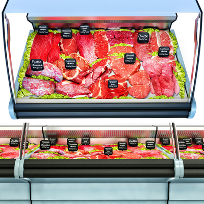 生鲜冰柜冷柜3d模型下载
