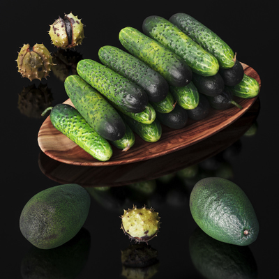蔬菜青瓜食品食物生鲜3d模型