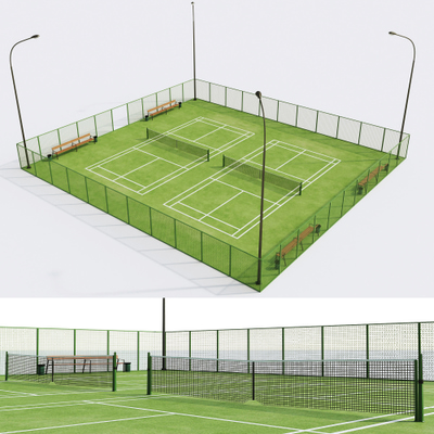 网球场3d模型
