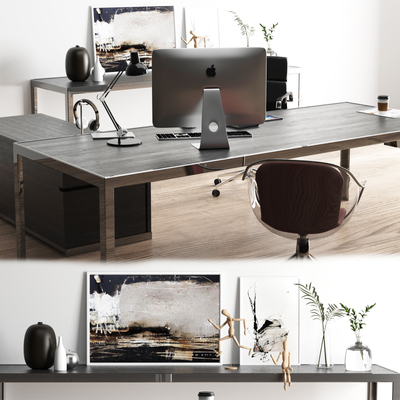 办公桌3d模型