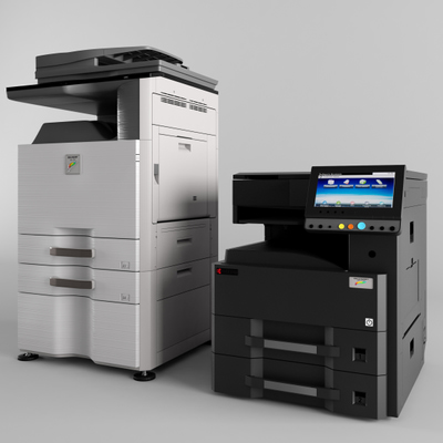 办公室打印机3d模型