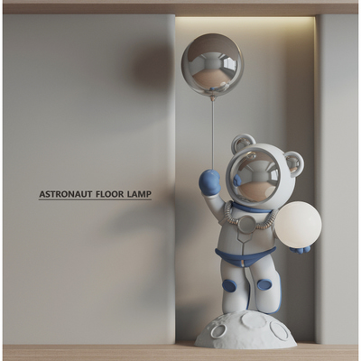 宇航员摆件 潮玩雕塑3d模型下载
