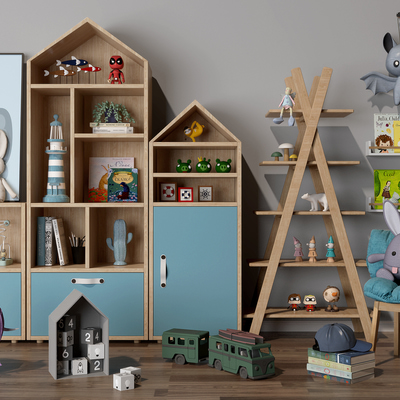 儿童柜子玩具3d模型