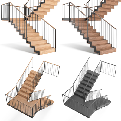 转角楼梯3d模型