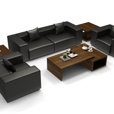 办公组合沙发3d模型