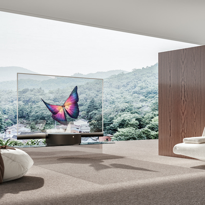 透明电视休闲沙发3d模型下载