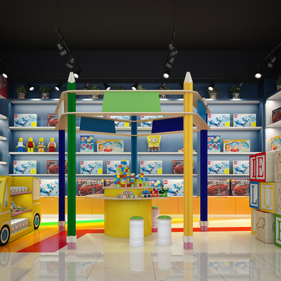儿童玩具店3d模型