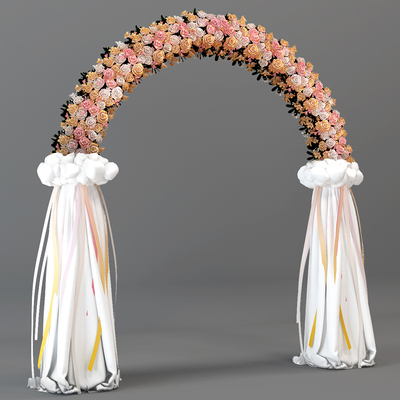 婚礼拱形花架免费3d模型
