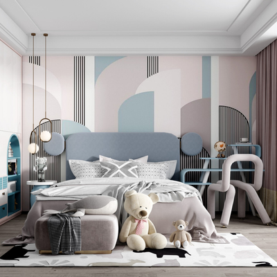 小孩房卧室3d模型