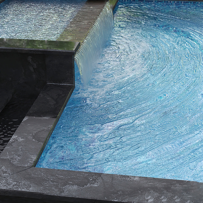 露天游泳池3d模型