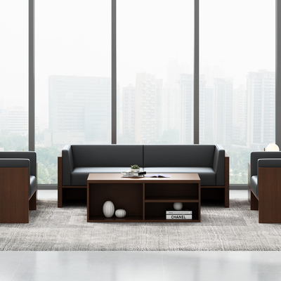 办公沙发组合3d模型