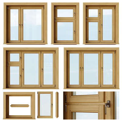 木质窗户3d模型