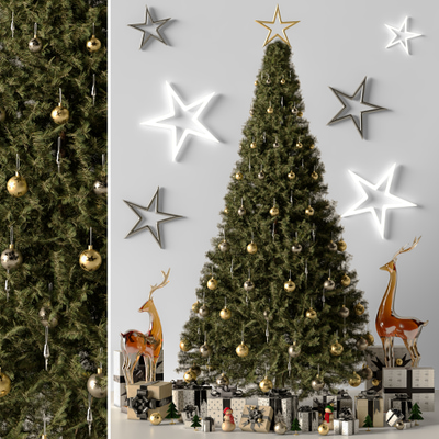 圣诞树装饰品3d模型