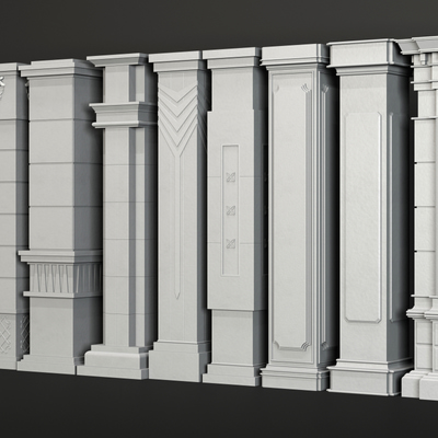柱子3d模型