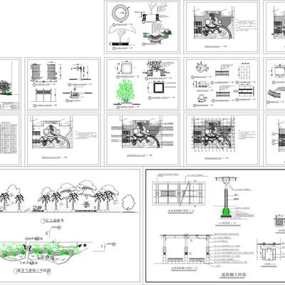 小区环境CAD施工图下载