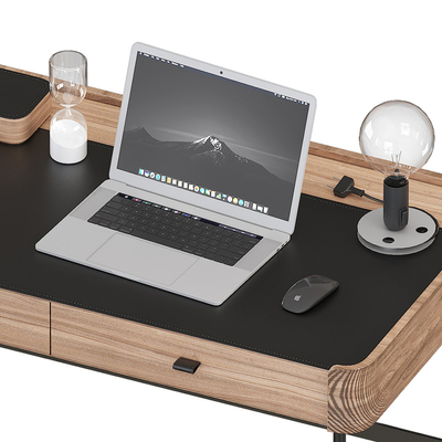 简易书桌椅3d模型