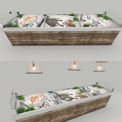 生鲜冰柜3d模型