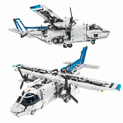 乐高飞机玩具3d模型下载