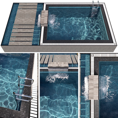 游泳池3d模型